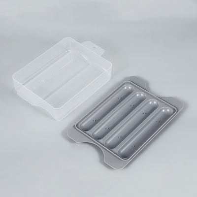 BPA livre de plástico cozinha de cachorro-quente vapor com cor personalizada e compartimento de prato lateral