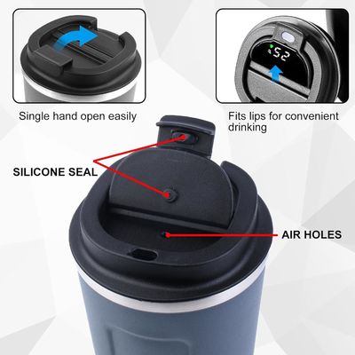 18/8 Tumbler isolado viagem caneca de aço inoxidável com isolamento de vácuo de parede dupla