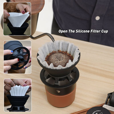 Conveniente e estilo de design europeu Outdoor portátil manual dobrável máquinas de moer café conjuntos