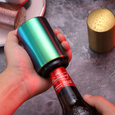Impressões personalizadas Abertora automática de cerveja de aço inoxidável sem danos na tampa e material