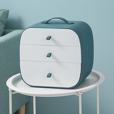 Solução de armazenamento conveniente Caixa de armazenamento de plástico à prova de poeira para roupa interior e meias