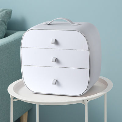 Solução de armazenamento conveniente Caixa de armazenamento de plástico à prova de poeira para roupa interior e meias