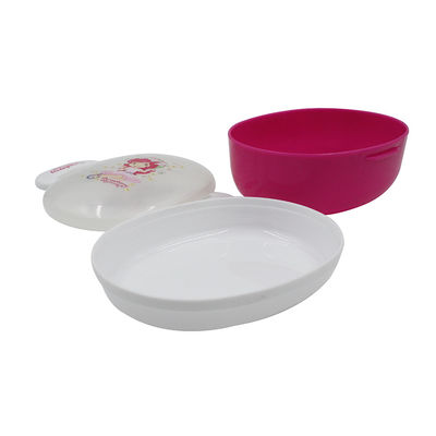 Caixa Bento de plástico Caixa de almoço com fechadura para crianças