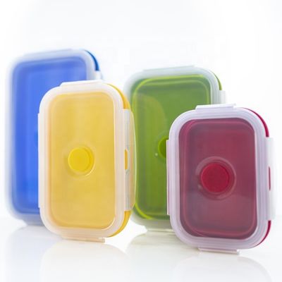 Bolsa de almoço de silicone de escola ecológica