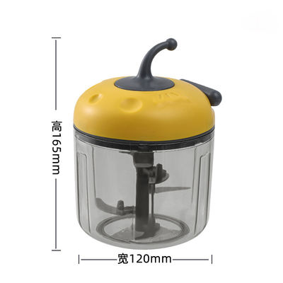 Gadgets de cozinha de aço inoxidável Chopper de alimentos Grindador de carne de alho Mini Garlic Press Chopper de vegetais Masher