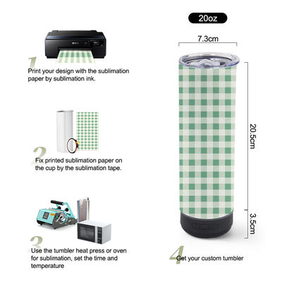20oz Capacidade de alto-falante Tumbler estilo americano design com luz LED desmontável
