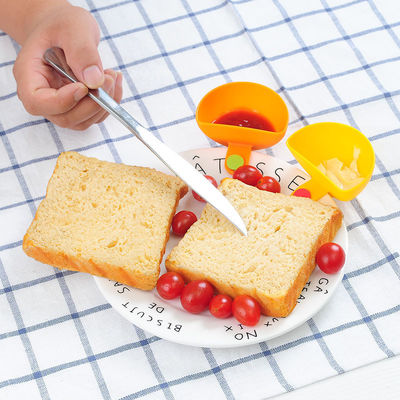 10g Vinagre Tomate Dip Clips Condimento Prato Plástico Dip Clip Bowl Para Porta-Platos