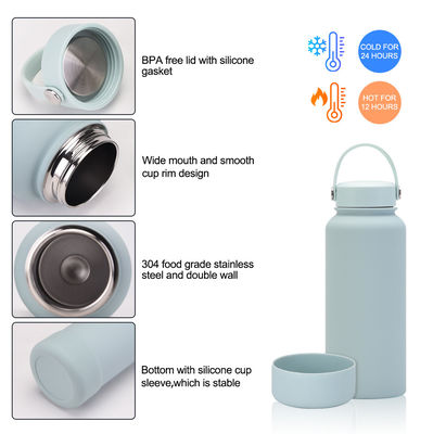 CLASSIC design 32oz boca larga de parede dupla garrafa de água de aço inoxidável para eco-friendly