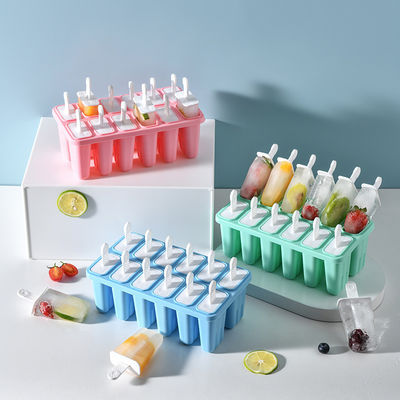 Formas de geladeira de silicone para fazer cubos de gelo reutilizáveis e duráveis