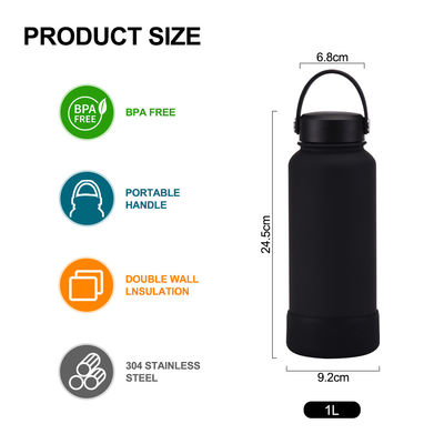 CLASSIC design 32oz boca larga de parede dupla garrafa de água de aço inoxidável para eco-friendly