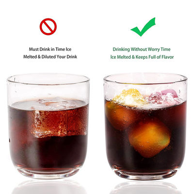 Colourosos cubos de gelo refrigeráveis 310g feitos de plástico livre de BPA