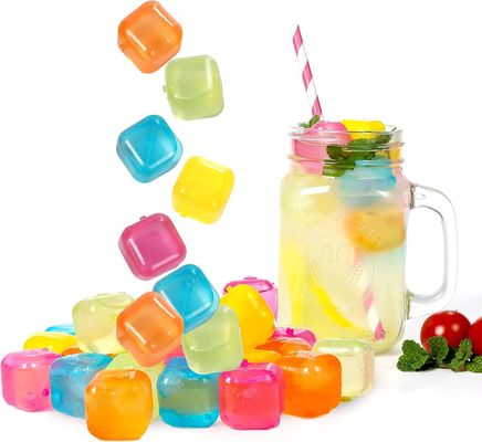 Colourosos cubos de gelo refrigeráveis 310g feitos de plástico livre de BPA