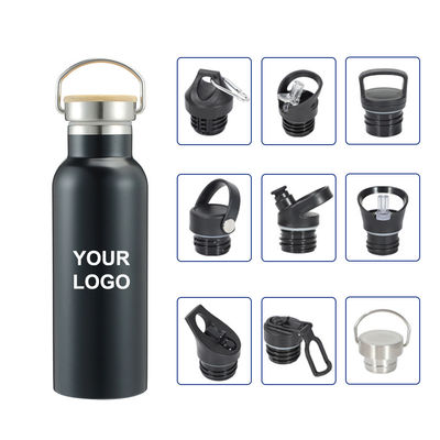 500 ml/750 ml frascos de água isolados a vácuo com aço inoxidável de parede dupla sustentável