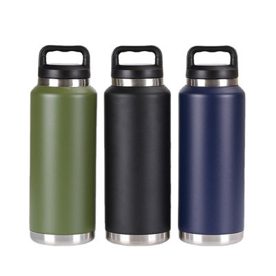 Flasca de água de aço inoxidável de 26 oz grande capacidade de 36 oz parede dupla portavel de 18 oz frascos