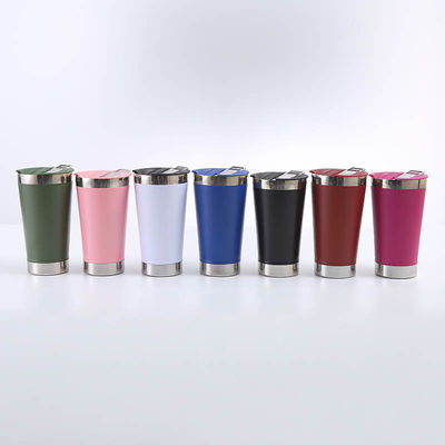 325g de aço inoxidável Taça de café com tampa e abertura 20oz de cerveja térmica