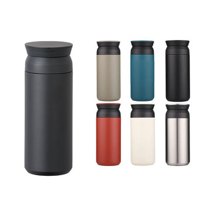 350 ml 500 ml Tubarão de café de viagem de parede dupla com revestimento de aderência Isolado a vácuo