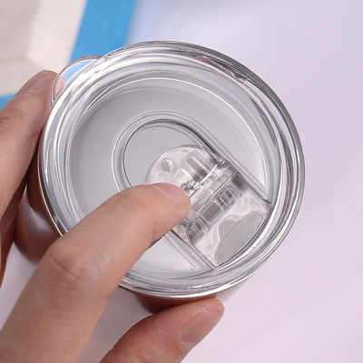 20OZ Capacidade de aço inoxidável Slimny Tumbler com tampa deslizante e palha Top Choice