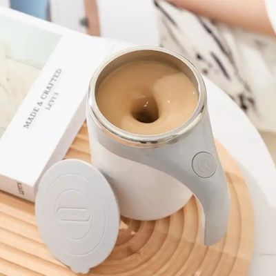 380ml Capacidade de aço inoxidável isolado caneca magnética automática com auto-agitação