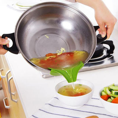 Aparelhos de cozinha Potes anti-derramamento de silicone com defletor de borda de boca redonda 20g