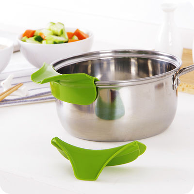 Aparelhos de cozinha Potes anti-derramamento de silicone com defletor de borda de boca redonda 20g
