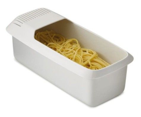 Prático cozinhador de macarrão personalizado microondas para filtrar macarrão espaguete