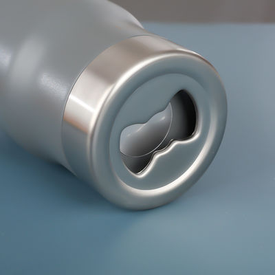 Estilo minimalista Custom 14oz aço inoxidável parede dupla vácuo isolado refrigerador de cerveja pode com abertura de garrafas