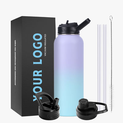 Performance de isolamento térmico Mantenha frio por 24 horas 32oz garrafa de água de aço inoxidável