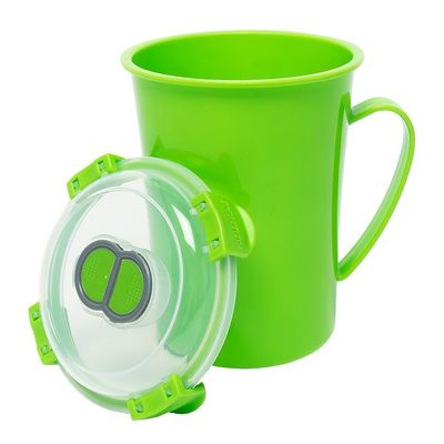 Sopa de coleta de microondas livre de BPA personalizada com tampa e ventilação de liberação de vapor
