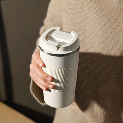 380ml Capacidade caneca de café de aço inoxidável para viagens de carro cores personalizadas aceitas