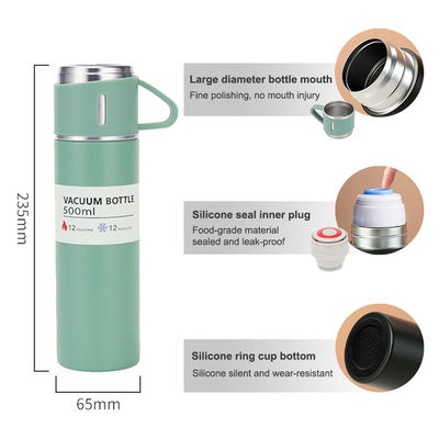 Ferro inoxidável Thermo 17oz garrafa isolada a vácuo com alça 330g concebida para adultos
