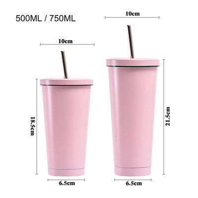16oz 24oz Custom DIY Taça de Café Viagem Taça de Água Dupla parede Tubler de aço inoxidável