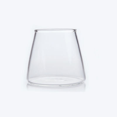 Taça de vidro japonesa de Fuji 350ml Capacidade perfeita para whisky cerveja suco de leite 9,5 * 9,5 * 8cm