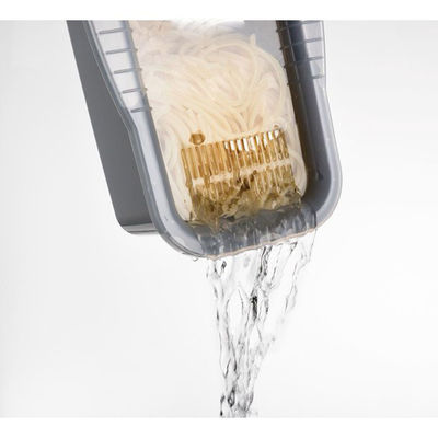 Material PP BPA livre Microondas Pasta Cooker com ferramenta de porção Passado padrão europeu
