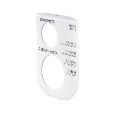 Material PP BPA livre Microondas Pasta Cooker com ferramenta de porção Passado padrão europeu