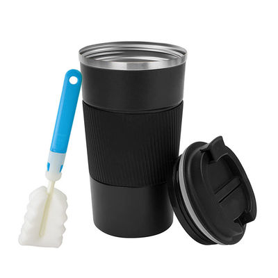 Tumbler de logotipo personalizado de aço inoxidável de tipo metal para viagens à prova de vazamento e ecológicas