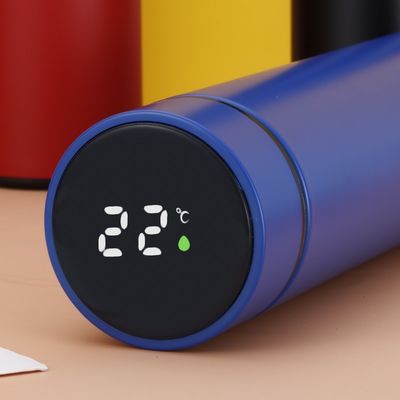 Flasco de vácuo digital inteligente com visor de temperatura LED garrafa de água personalizada