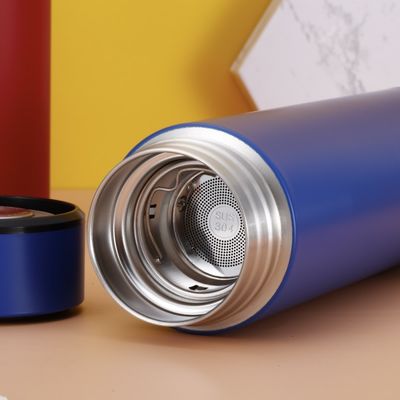Flasco de vácuo digital inteligente com visor de temperatura LED garrafa de água personalizada