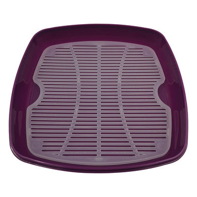 1 camada de plástico Quadrado Microondas de vapor para legumes e arroz