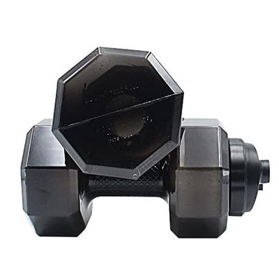 Adultos PETG Eco-friendly 2.6L garrafa de água em forma de haltere para exercícios de fitness esportivo