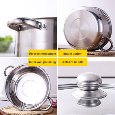 5 peças de aço inoxidável utensílios de cozinha pote conjunto utensílios de cozinha sustentável para a sua cozinha