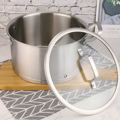 1.65kg Kit de utensílios de cozinha panelas e panelas de cozinha de aço inoxidável