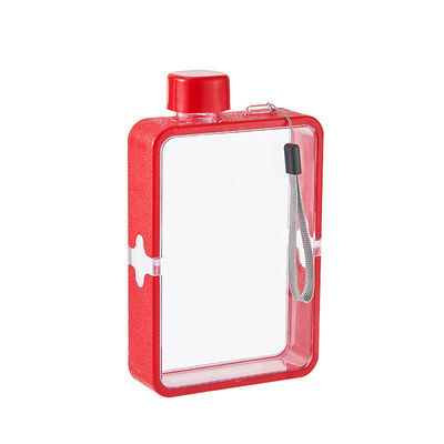 380 ml BPA Free Square Sport Water Bottle com logotipo personalizado e design minimalista