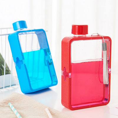 380 ml BPA Free Square Sport Water Bottle com logotipo personalizado e design minimalista