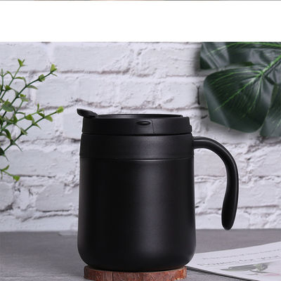 Logotipo personalizado aceitável 350ML12oz de aço inoxidável caneca de viagem de café com alça