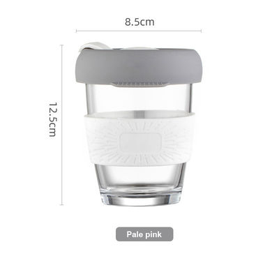 1 peça logotipo personalizado borosilicato isolante de xícara de café para garrafa de água