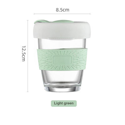 1 peça logotipo personalizado borosilicato isolante de xícara de café para garrafa de água