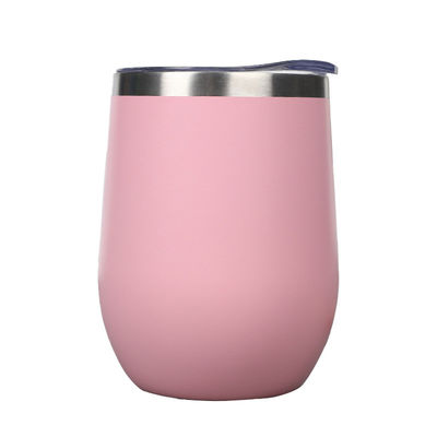 SUMSUN 12 oz Dupla parede de aço inoxidável de vácuo isolado Copo de café de vinho Tumbler Natal bebê