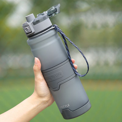 Motivação Fitness Desporto garrafa de água livre de BPA e design durável para fitness