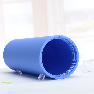 Minimalista Eco Amigável Custom Bpa Livre 16oz PP garrafa de água de plástico com canudos