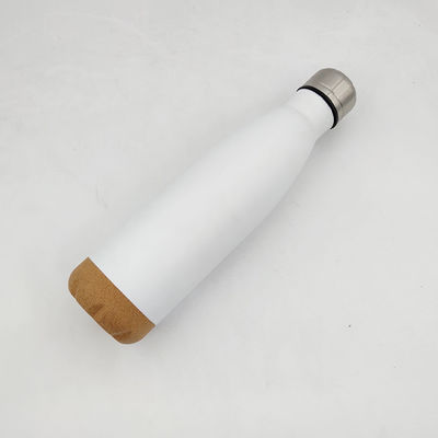 500 ml de cortiça de fundo em forma de cola selo de vácuo isolado frasco de aço inoxidável garrafa de água